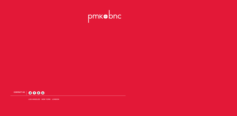 Home page of #4 Top Public Relations Business: PMK*BNC
