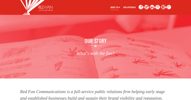 Story page of #2 Top PR Firm: Red Fan Communications