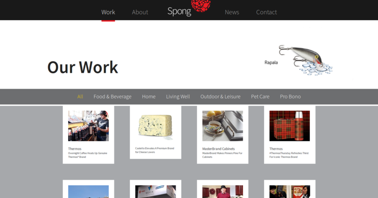 Work page of #6 Best PR Agency: Spong PR