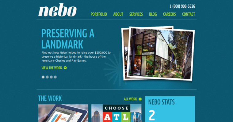 Home page of #1 Leading Public Relations Business: Nebo Agency