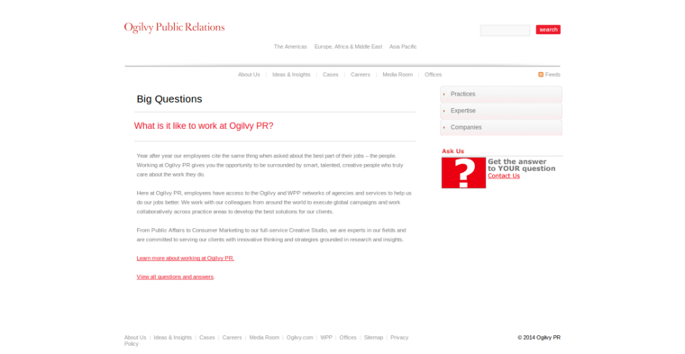 Work page of #1 Leading Digital Public Relations Company: Ogilvy Public Relations