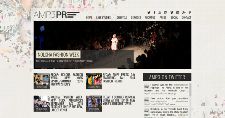 Home page of #1 Top Entertainment PR Firm: AMP3