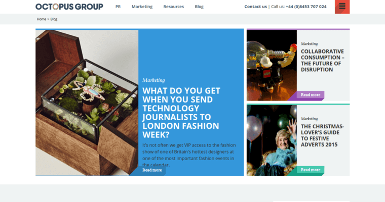 Blog page of #15 Top PR Firm: Octopus