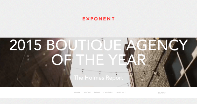 Home page of #2 Best PR Agency: Exponent