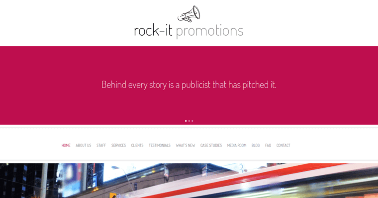 Home page of #10 Top Toronto PR Agency: Rock-It Promotions