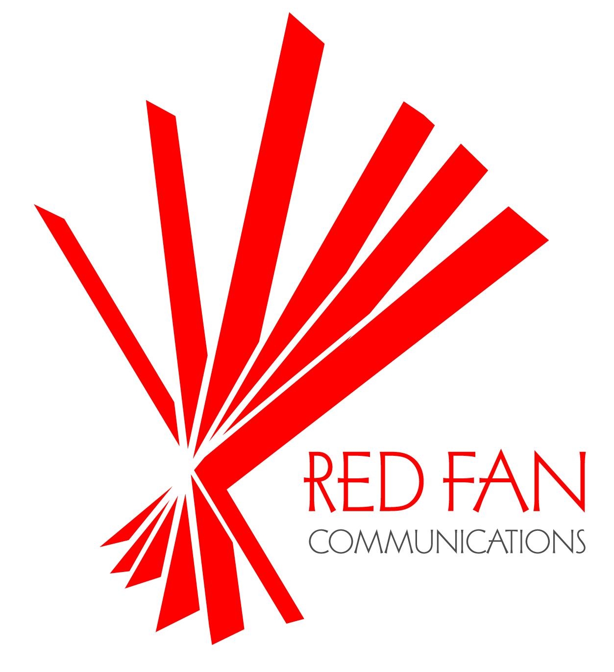  Leading Public Relations Business Logo: Red Fan Communications