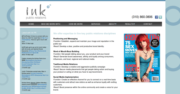 Service page of #1 Leading Public Relations Agency: Ink Public Relations
