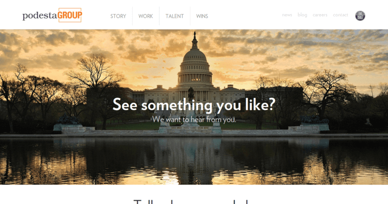 Contact page of #14 Best Public Relations Firm: Podesta Group