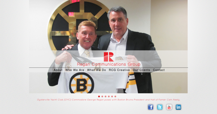 Home page of #5 Best Boston Public Relations Firm: Regan Communications Group