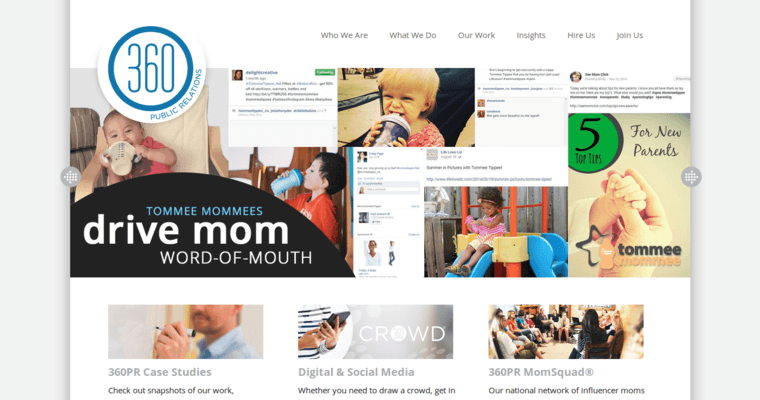 Home page of #1 Top Boston PR Agency: 360 PR