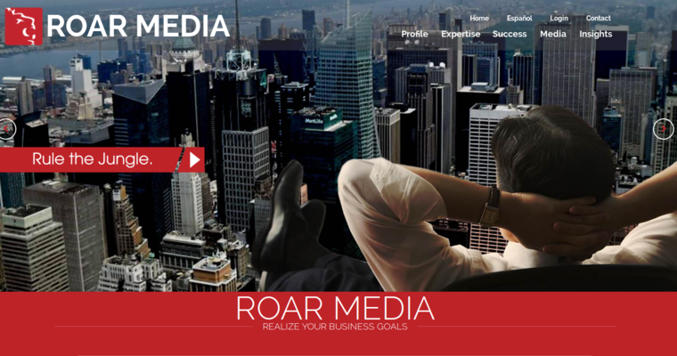 Home page of #6 Best Online Public Relations Firm: Roar Media