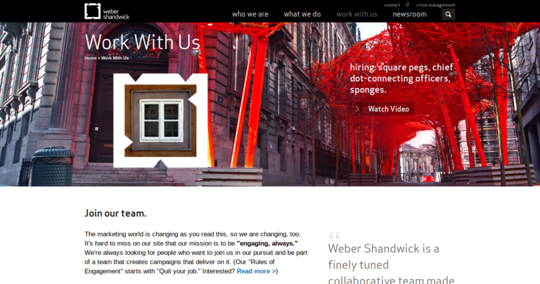 Work page of #3 Leading Online PR Company: Weber Shandwick