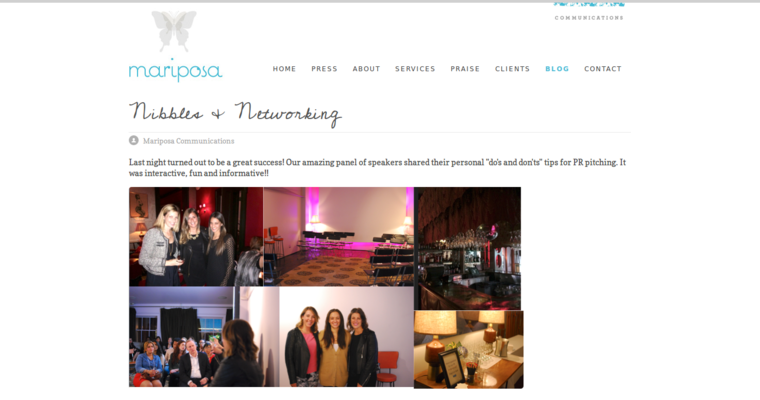 Blog page of #7 Best Fashion Public Relations Business: Mariposa Communications