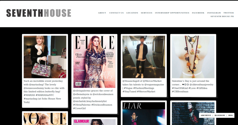Tumblr page of #10 Best Fashion PR Firm: Seventh House