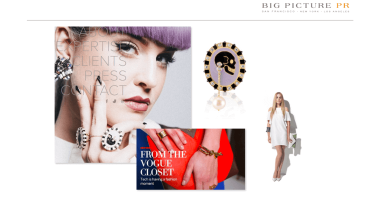 Home page of #3 Leading Fashion Public Relations Firm: Big Picture PR