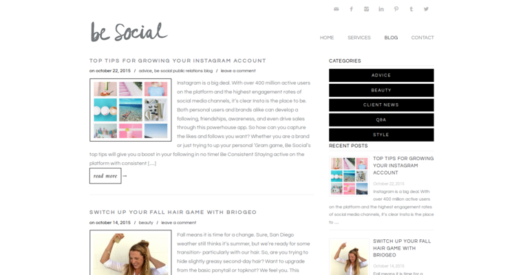 Blog page of #5 Leading Fashion PR Firm: Be Social PR