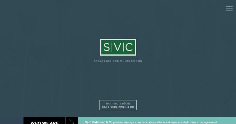 Home page of #3 Top Finance Public Relations Company: Sard Verbinnen & Co