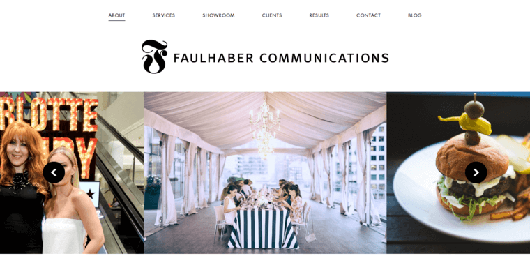 About page of #10 Leading Health PR Company: Faulhaber