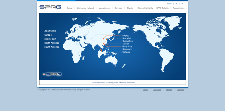 Map page of #1 Best Hong Kong PR Business: Strategic PR Group