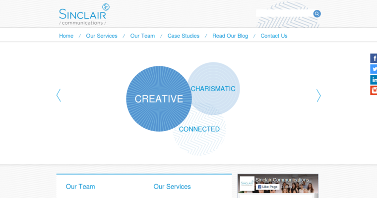 Home page of #4 Best Hong Kong Public Relations Firm: Sinclair Communications