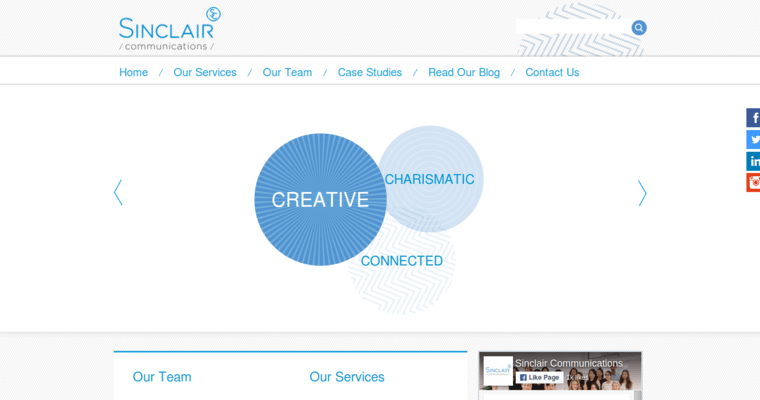 Home page of #4 Leading Hong Kong Public Relations Agency: Sinclair Communications