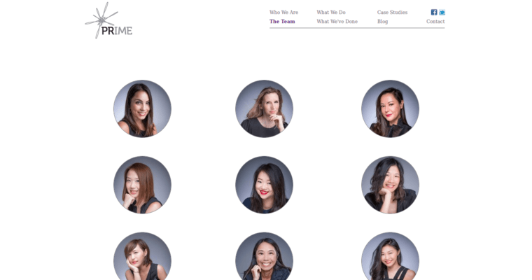 Team page of #3 Best Hong Kong PR Agency: PRIME