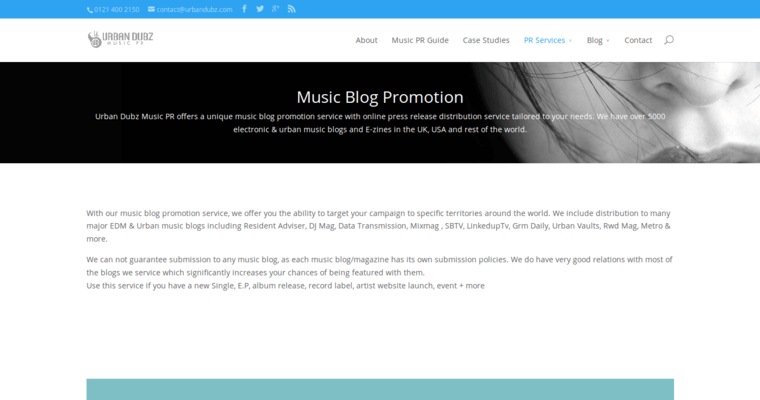 Blog page of #8 Top Entertainment PR Company: Urbandubz