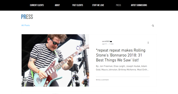 Blog page of #6 Best Music PR Company: Right Angle Pr