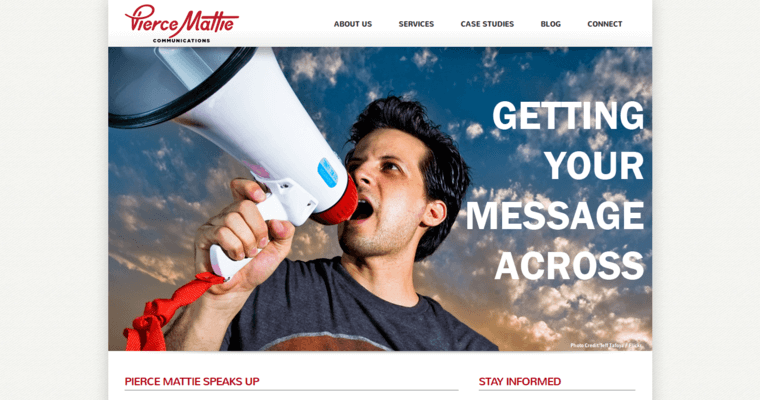 Home page of #6 Best NYC PR Agency: Pierce Mattie