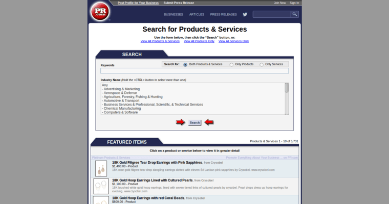 Service page of #6 Top Press Release Service: PR.com
