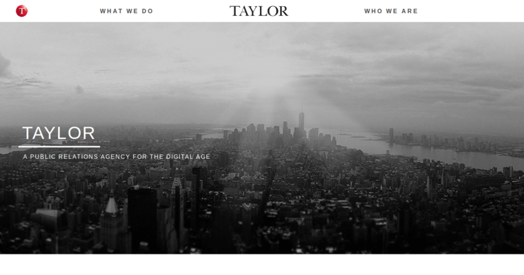 Home page of #5 Best Sports PR Agency: Taylor