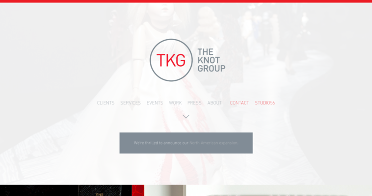 Home page of #9 Top Toronto PR Business: The Knot Group