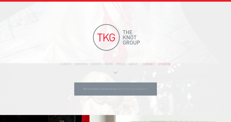 Work page of #9 Top Toronto Public Relations Business: The Knot Group