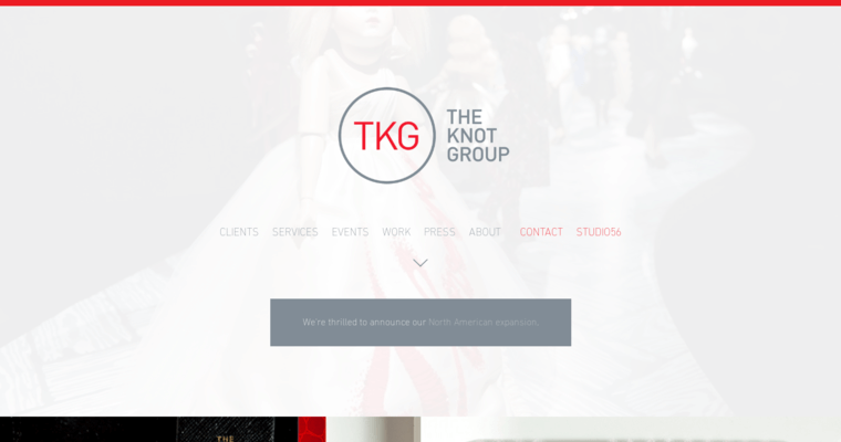 Home page of #9 Best Toronto PR Business: The Knot Group