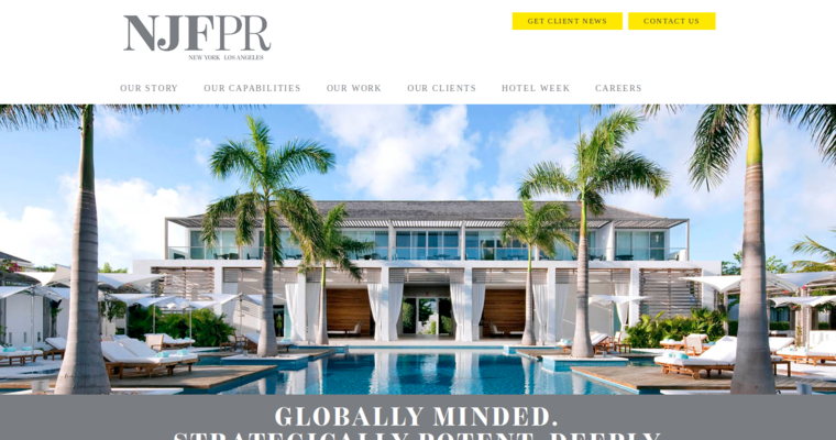 Home page of #10 Best Travel PR Agency: Nancy J Friedman PR