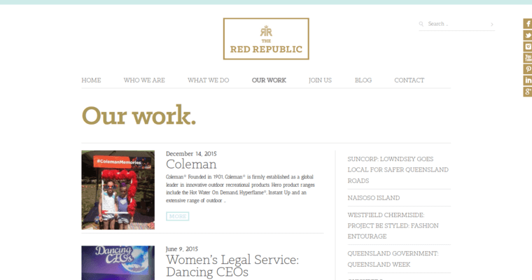 Work page of #6 Leading Travel PR Firm: The Red Republic